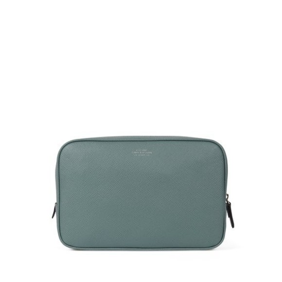 Smythson Handbags - Smythson Cross-Grain Calf Leather Organizer Pouch - NWT